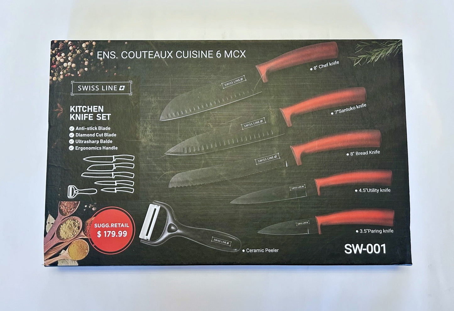 Kitchen Knives Set 6 pcs