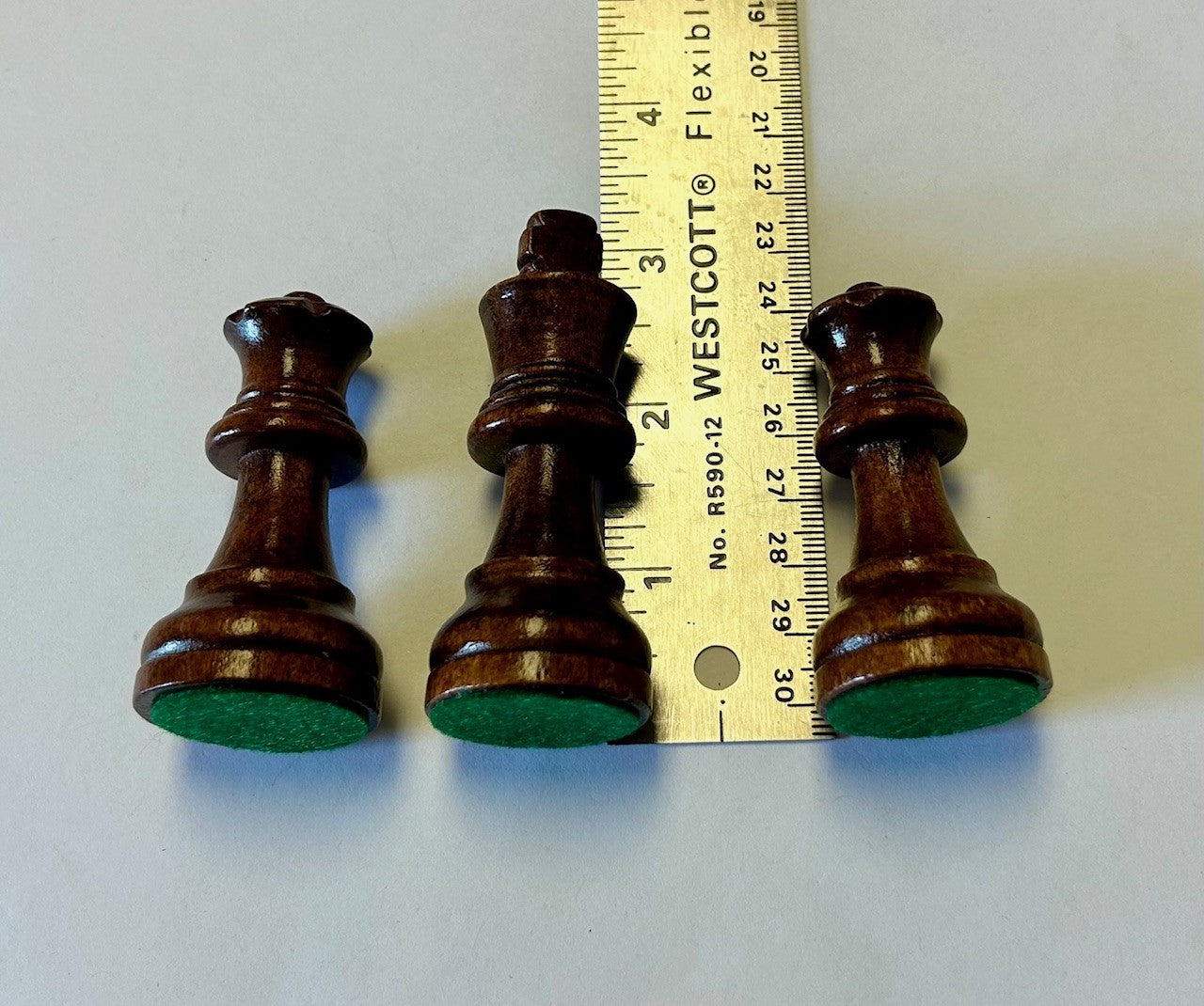 Pièces d’Échecs en Bois, Moyennes, Roi 3 Pouces