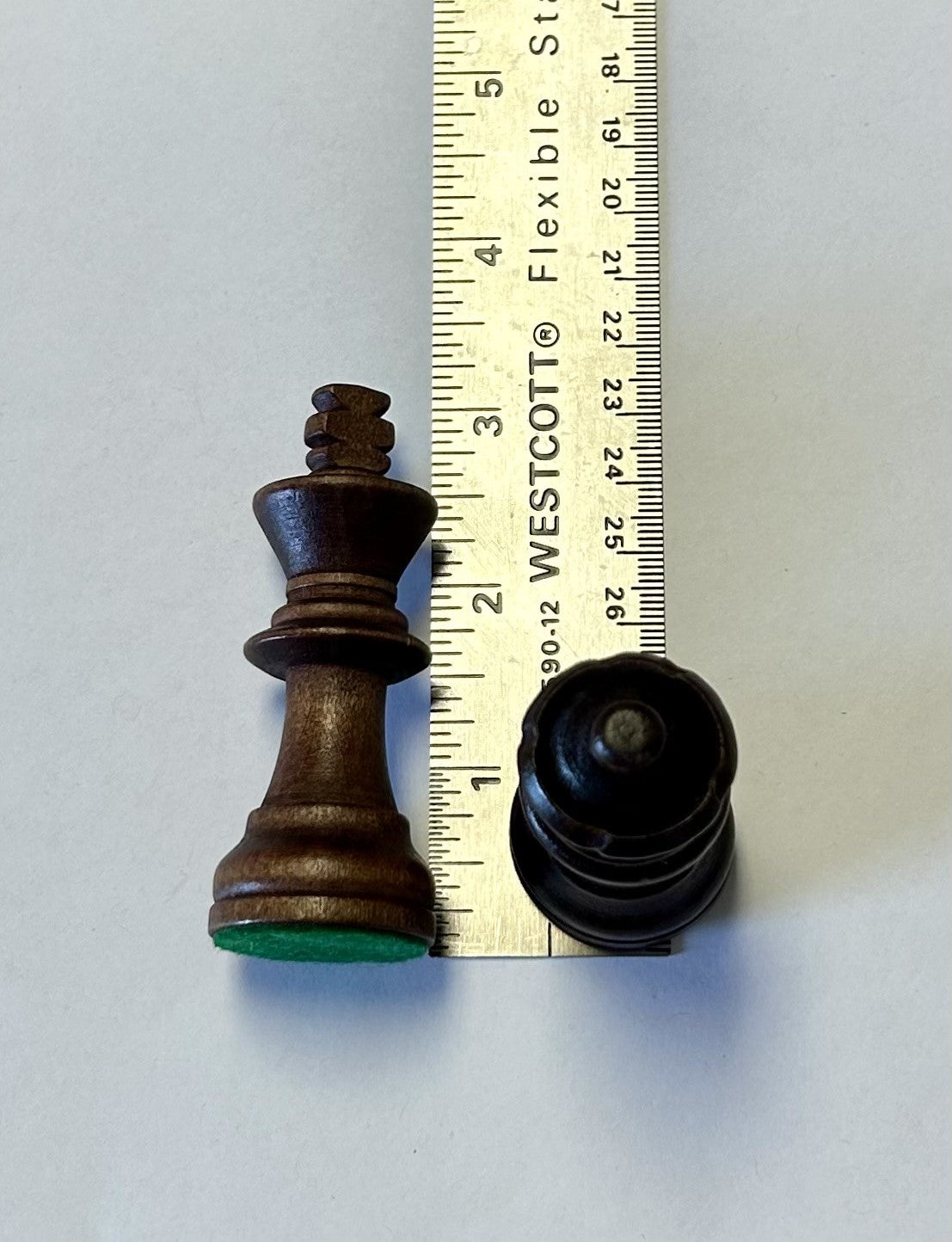 Pièces d’Échecs en Bois, Moyennes, Roi 3 Pouces