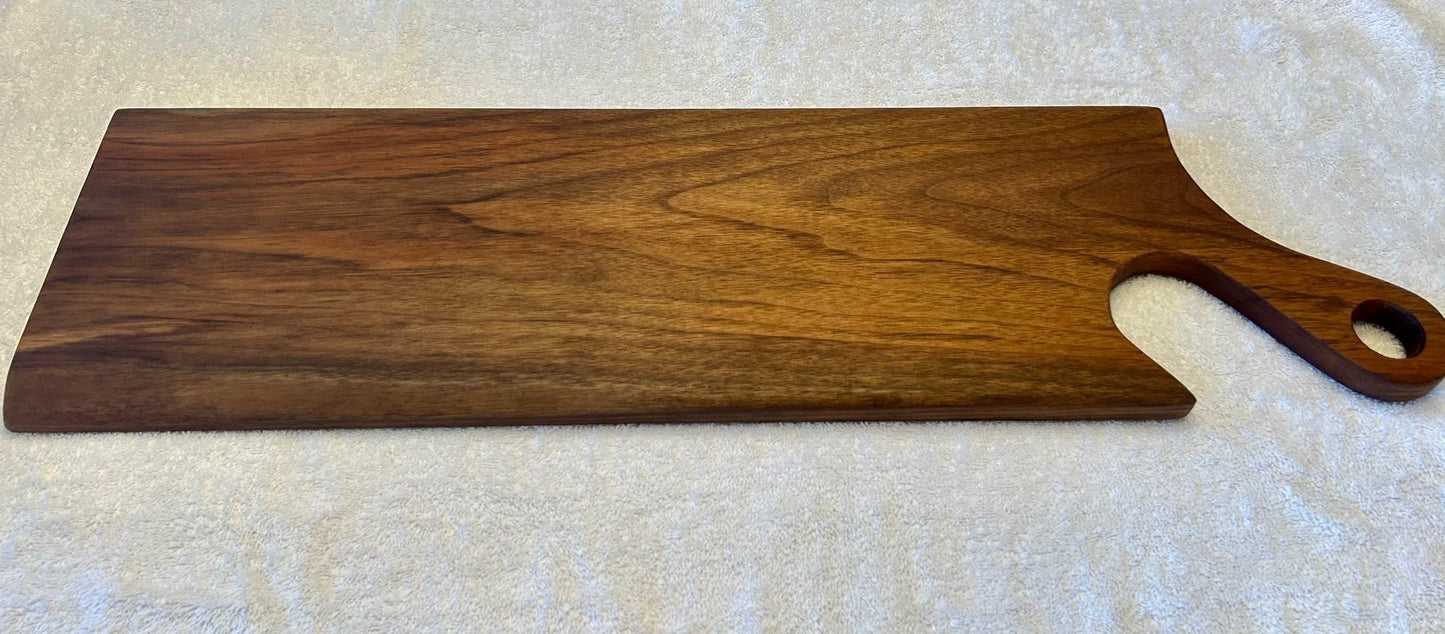 Charcuterie, Bread and Cheese Board with Angled Handle