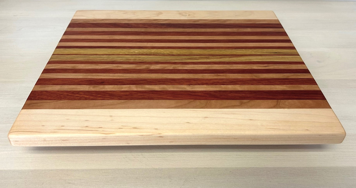 Cheese Board, Charcuterie Board, Blood Wood, Canary Wood