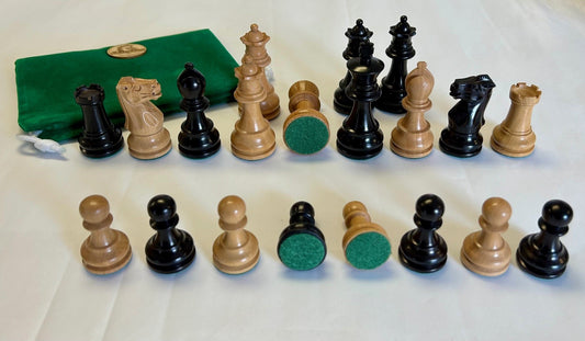 Wooden Chess Pieces, Medium, King 3 Inches