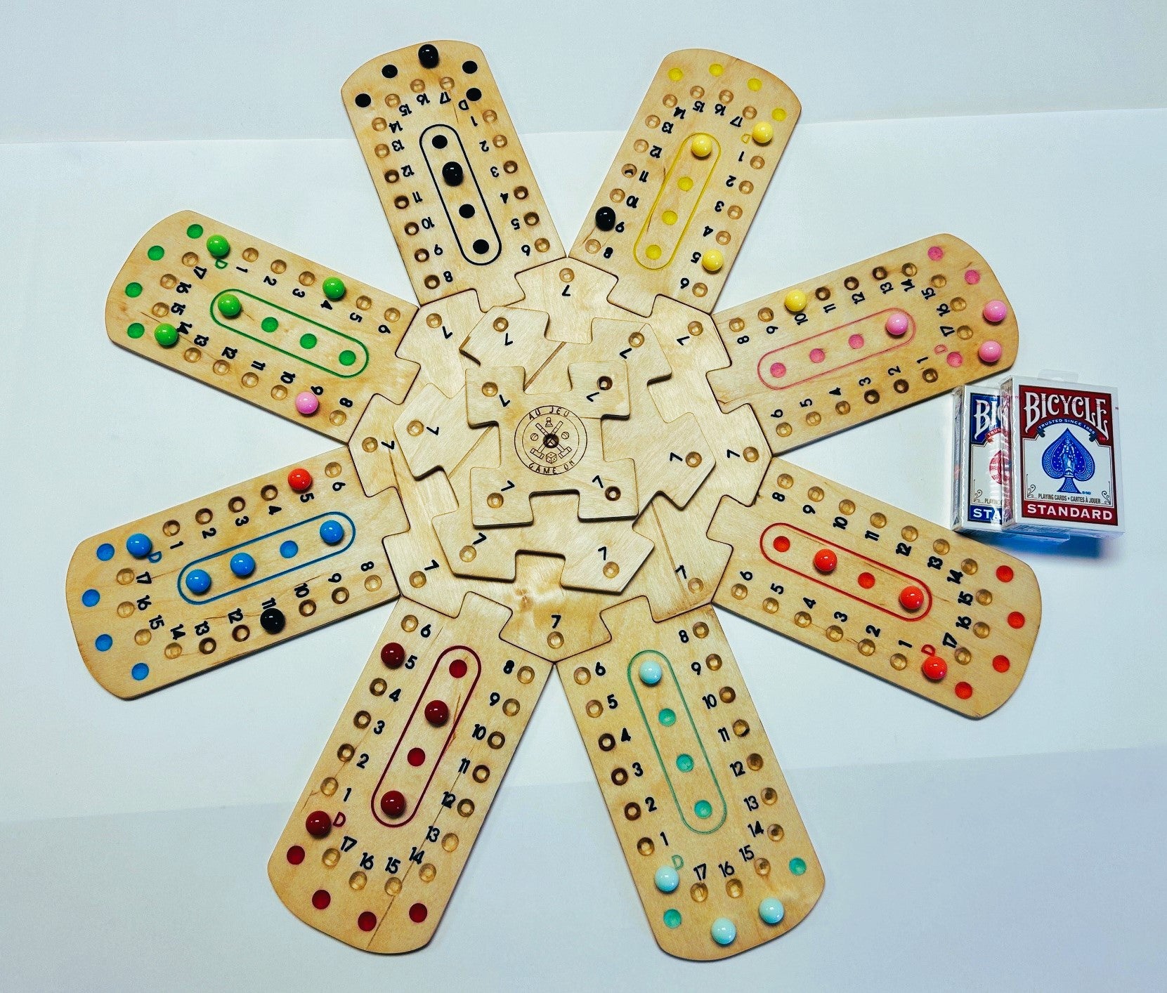 Modular Tock Game 4-6-8 Players – Au Jeu Game On